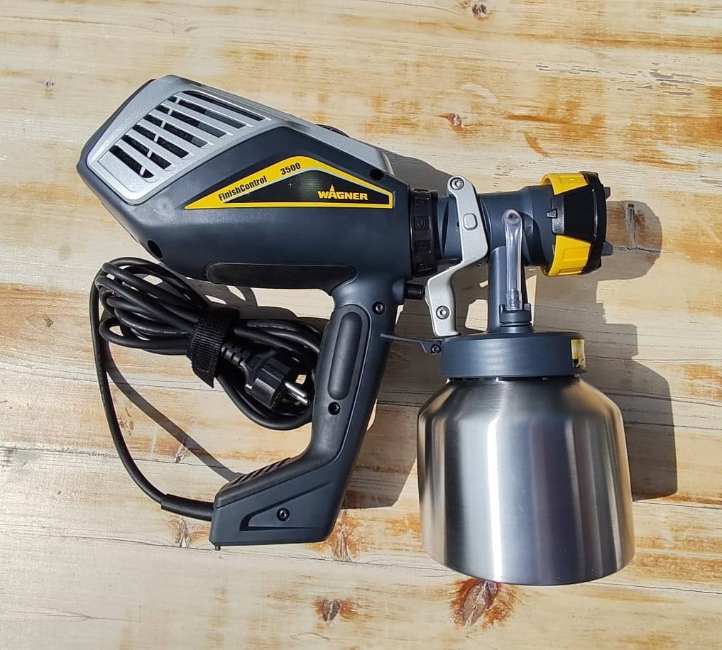 WAGNER XVLP 3500 verfspuit - lasuur, lak en latexverf - 3 spuitstukken