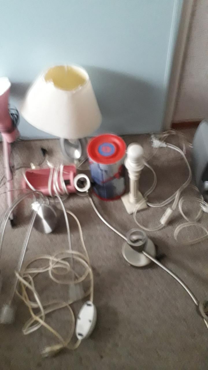 Partij schemerlampen en meer