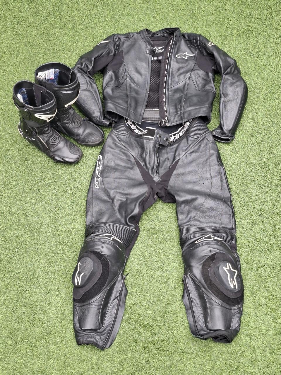 Motorpak + laarzen
