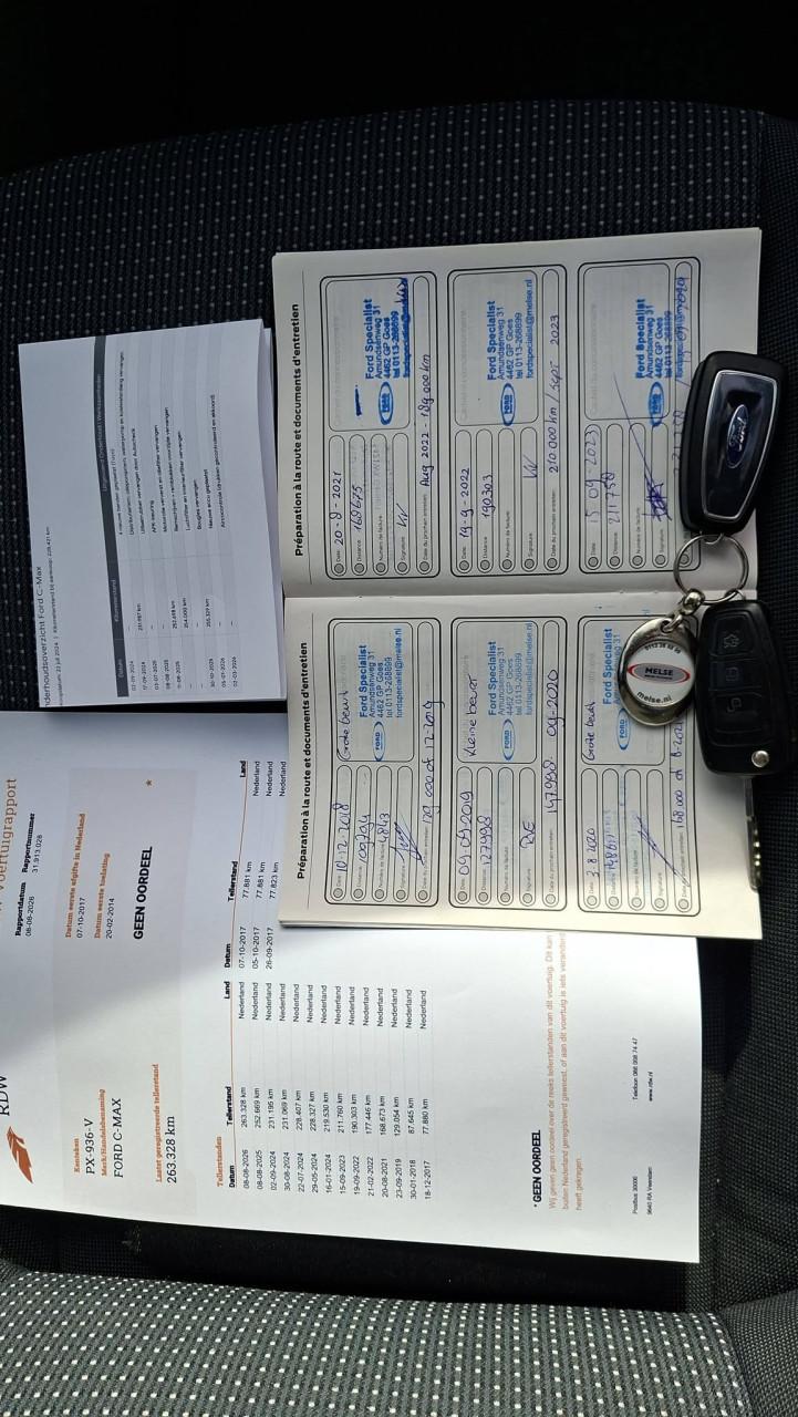 Ford C-MAX 1.0 Ecoboost Ambiente 5deurs bj:2014 airco navigatie i.z.g.st