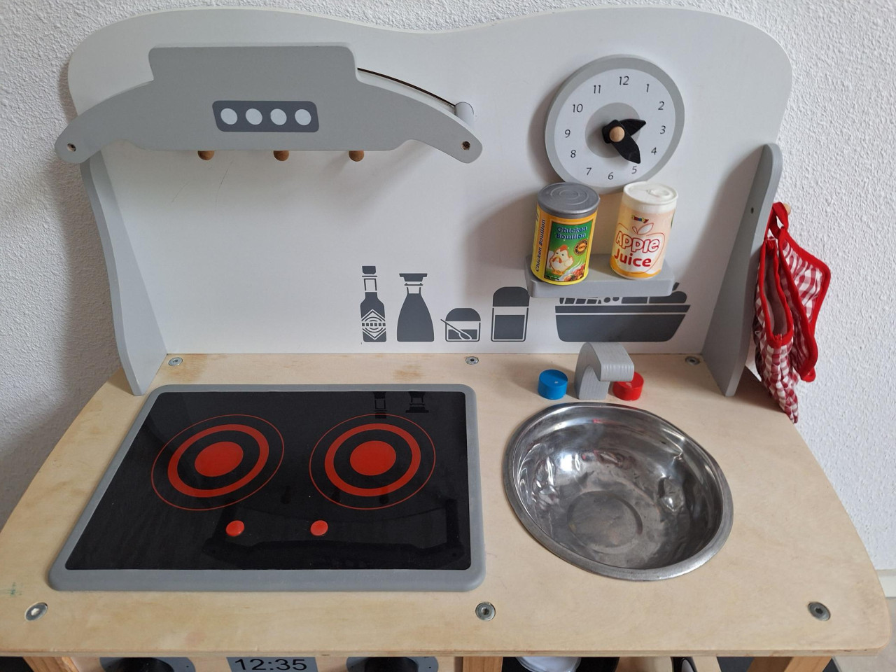 Houten keukentje met licht en geluid!