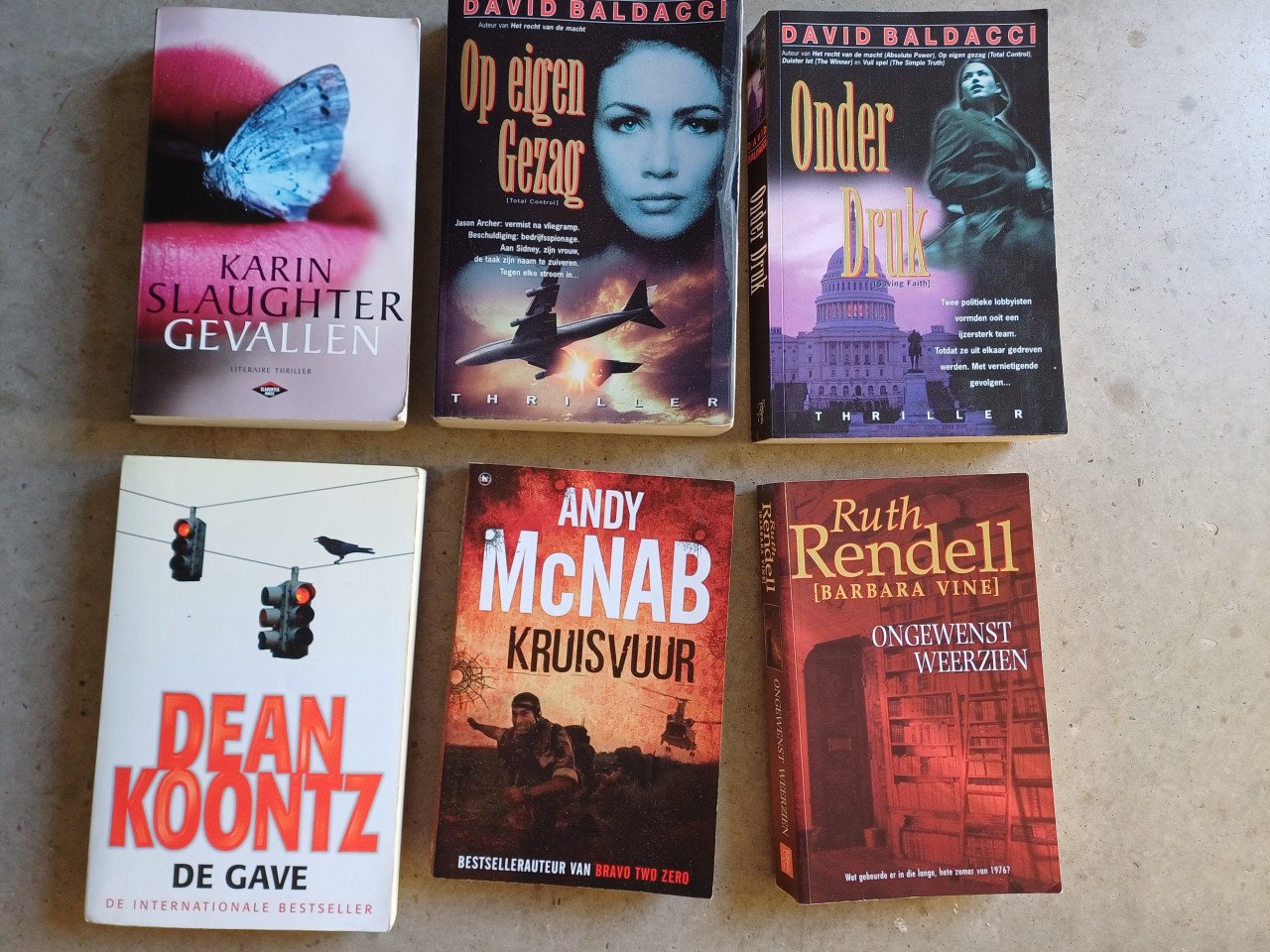 Thrillers 1 euro per stuk