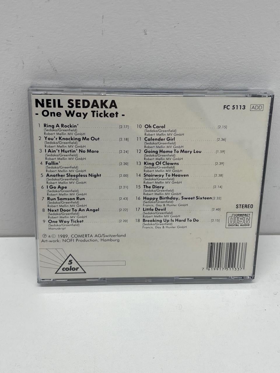 Neil Sedaka - One Way Ticket