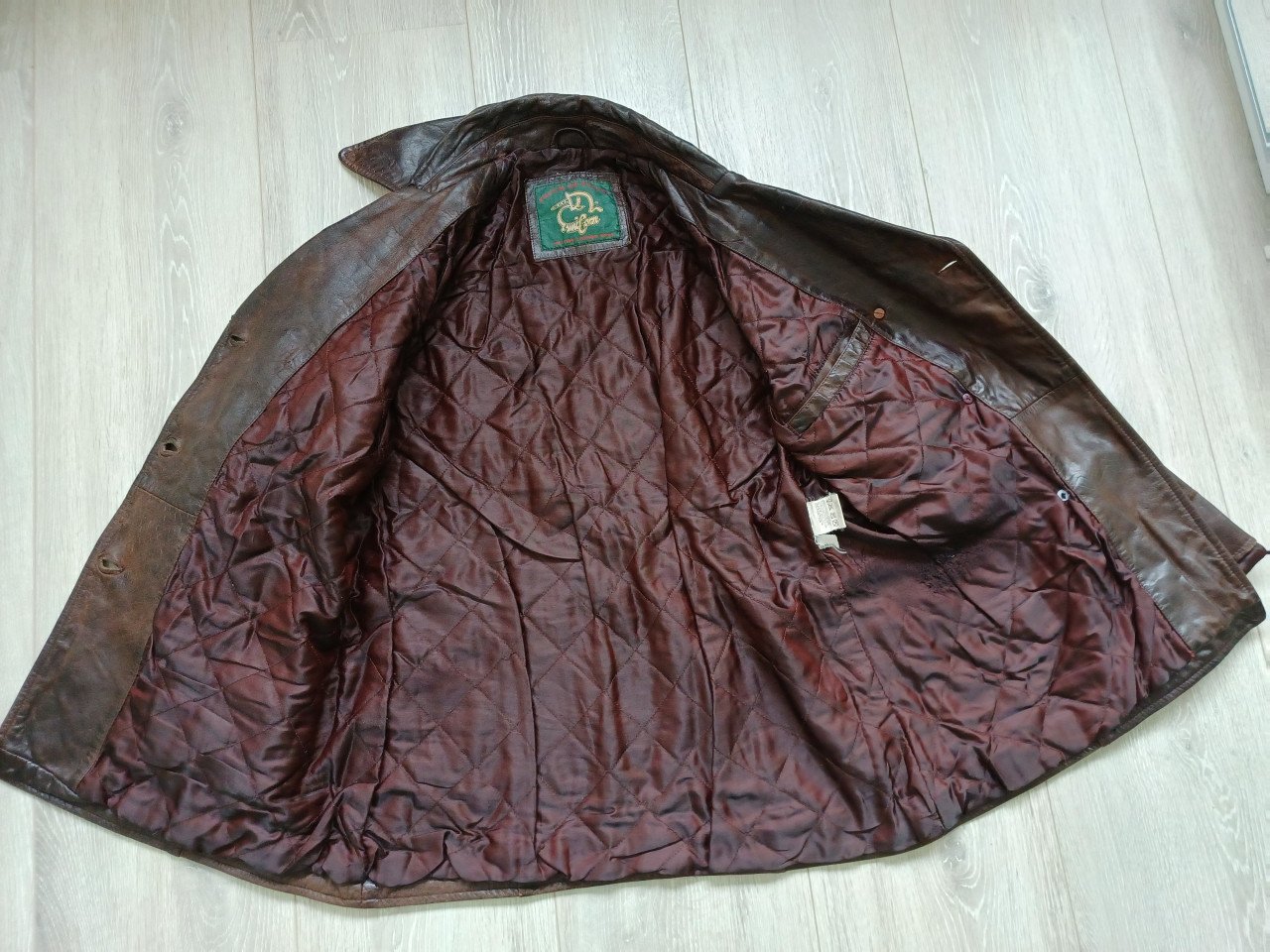 Leren Unicorn vintage dames jacket