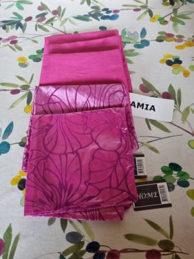 Roze satijnen kussenhoesjes 5 stuks