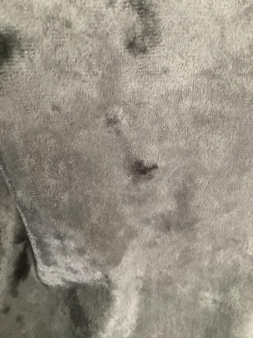 Zilveren fluwelen jurkje maat L