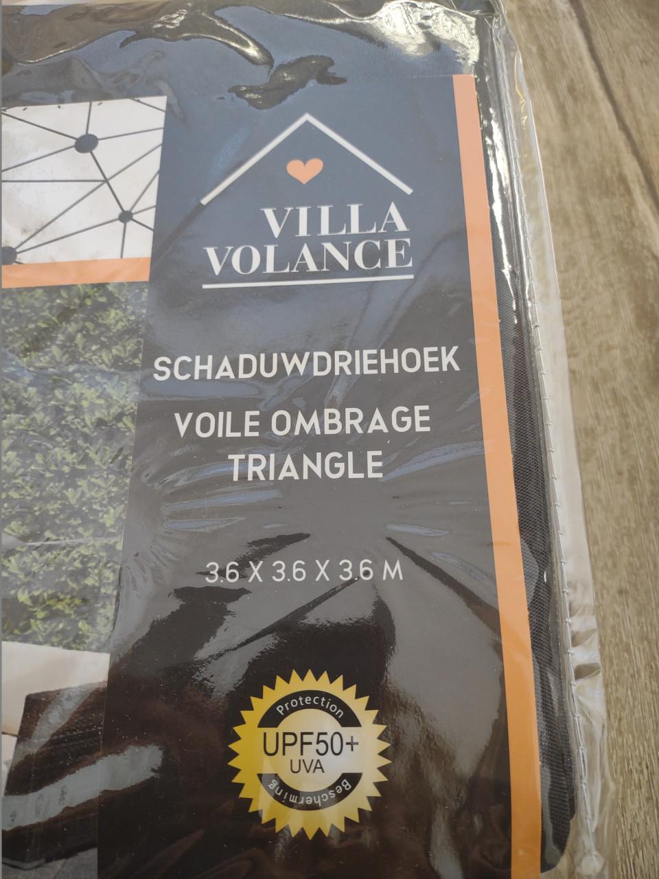 Prachtig nieuw antraciet schaduwdoek, 3,6x3,6x3,6 cm. Doek.