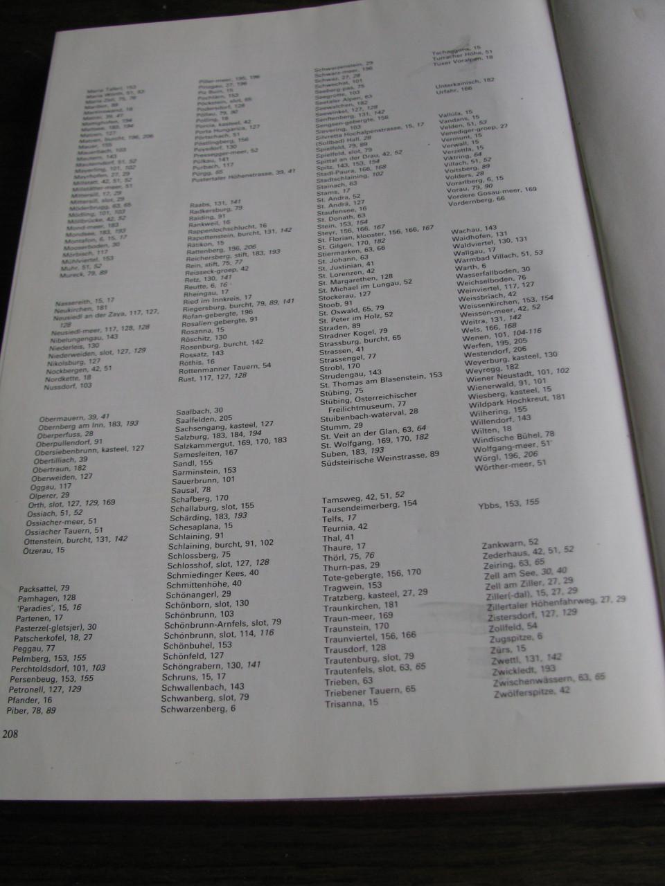 Boek over Oostenrrijk.