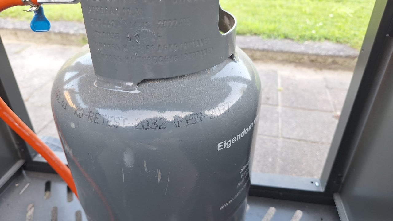 Zeer nette Campingaz Classic LX Plus D inc. gasfels