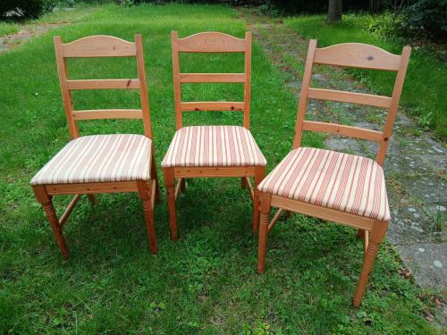 Eetkamerstoelen, 3 stuks