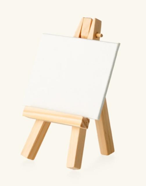 Mini SCHILDERSEZEL van hout