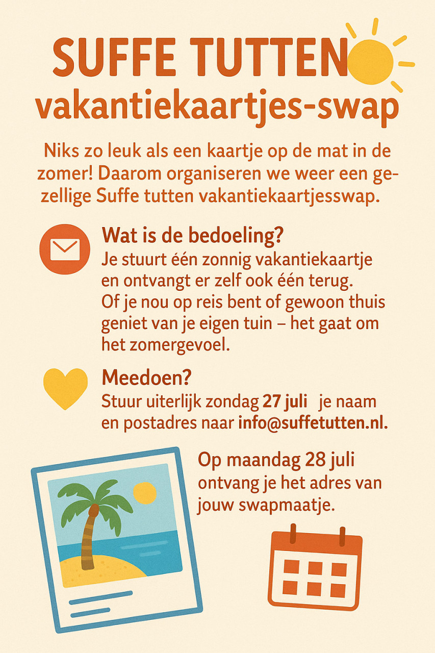 Zomer kaartjes swap / ruil