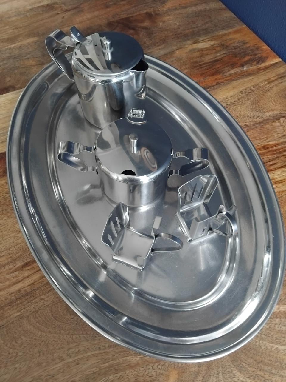 Vintage Roestvrijstaal (Horeca) Set