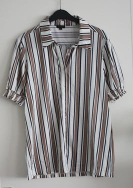 Shirt blouse met strepen maat xl