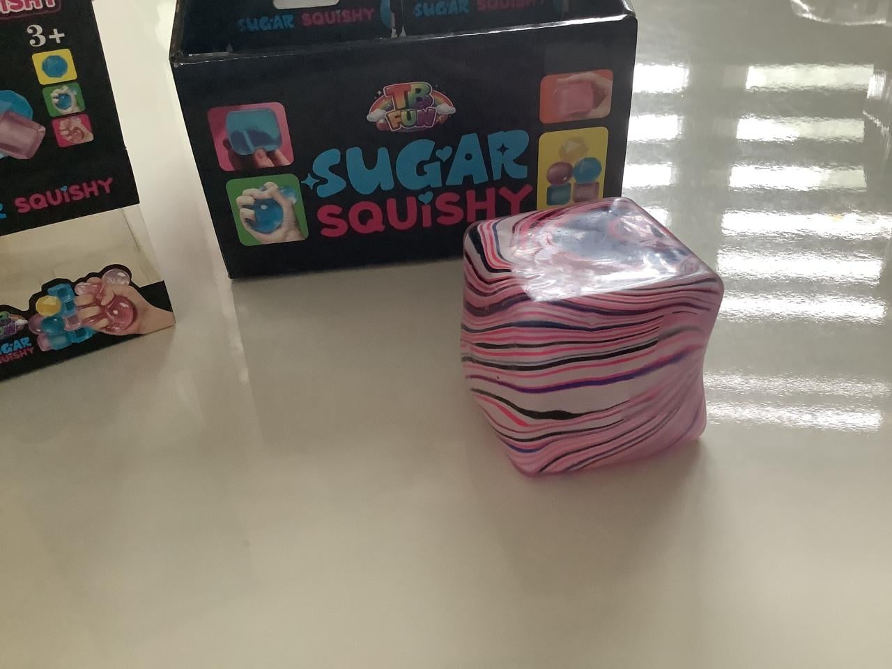 De nieuwste rage van dit moment, de squishy cube print.