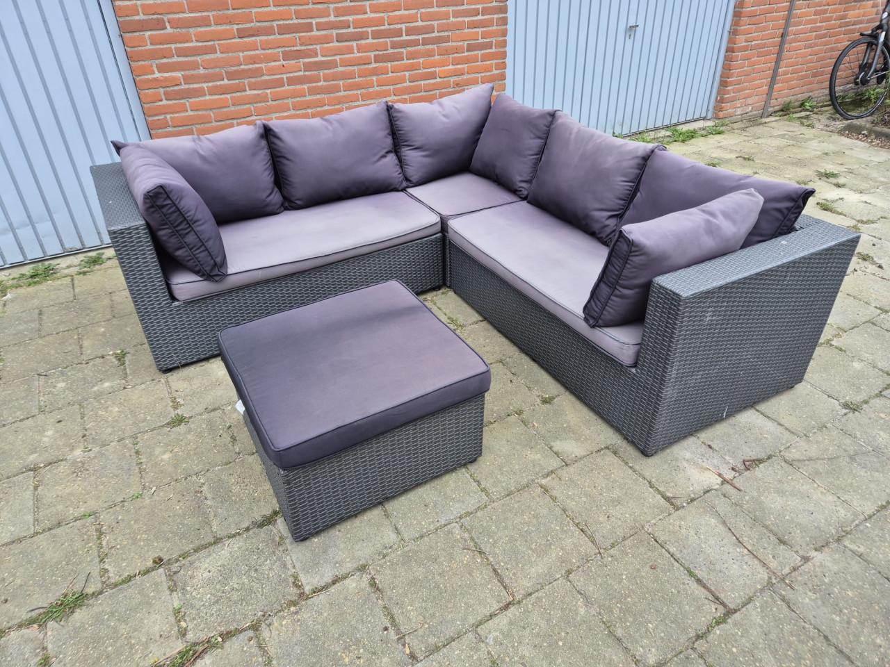 Loungeset 215 x 215 cm (Bezorging mogelijk)