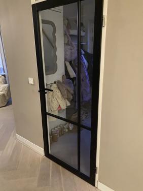 Industriële zwarte stalen deur te koop