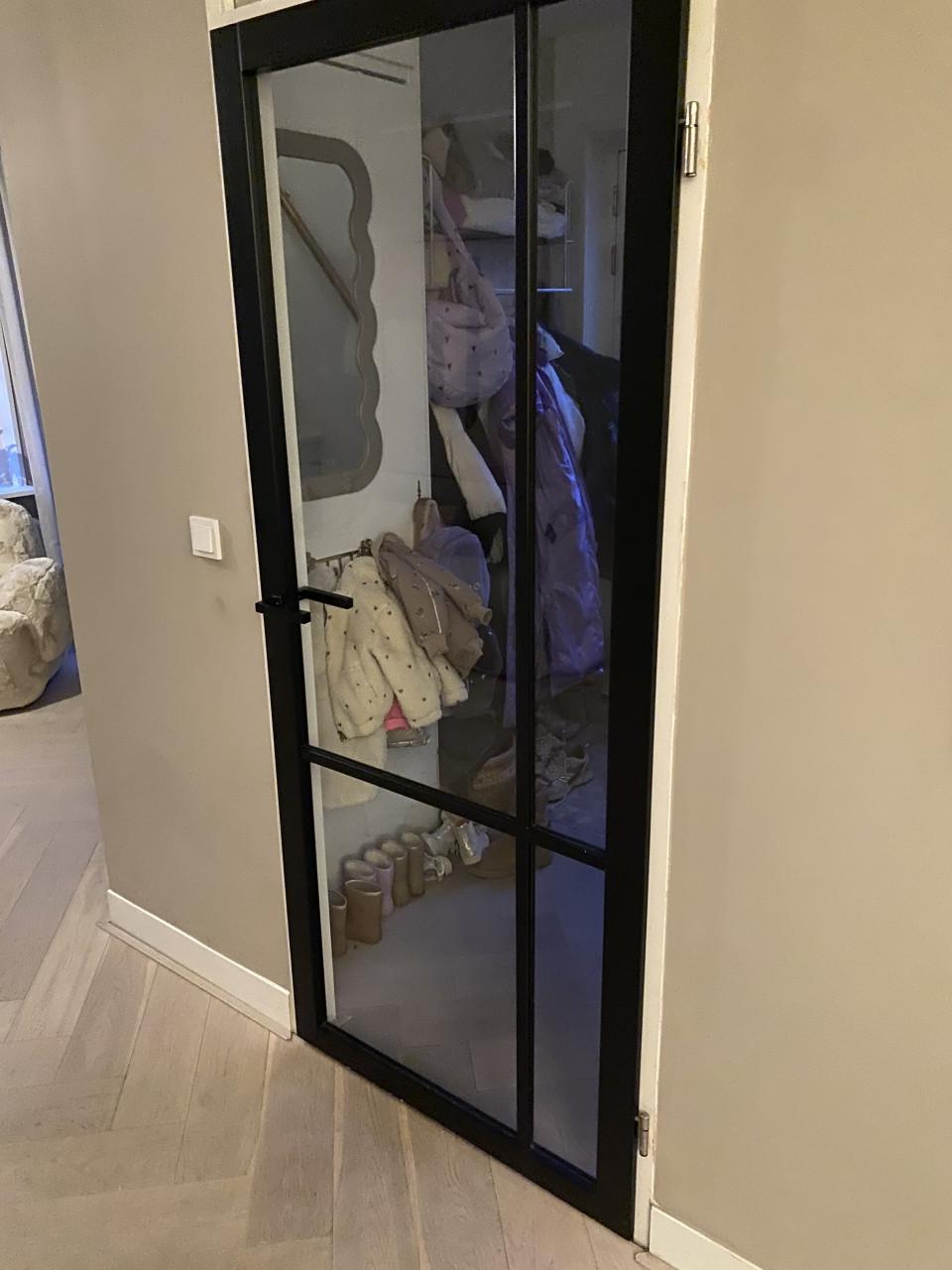 Industriële zwarte stalen deur te koop