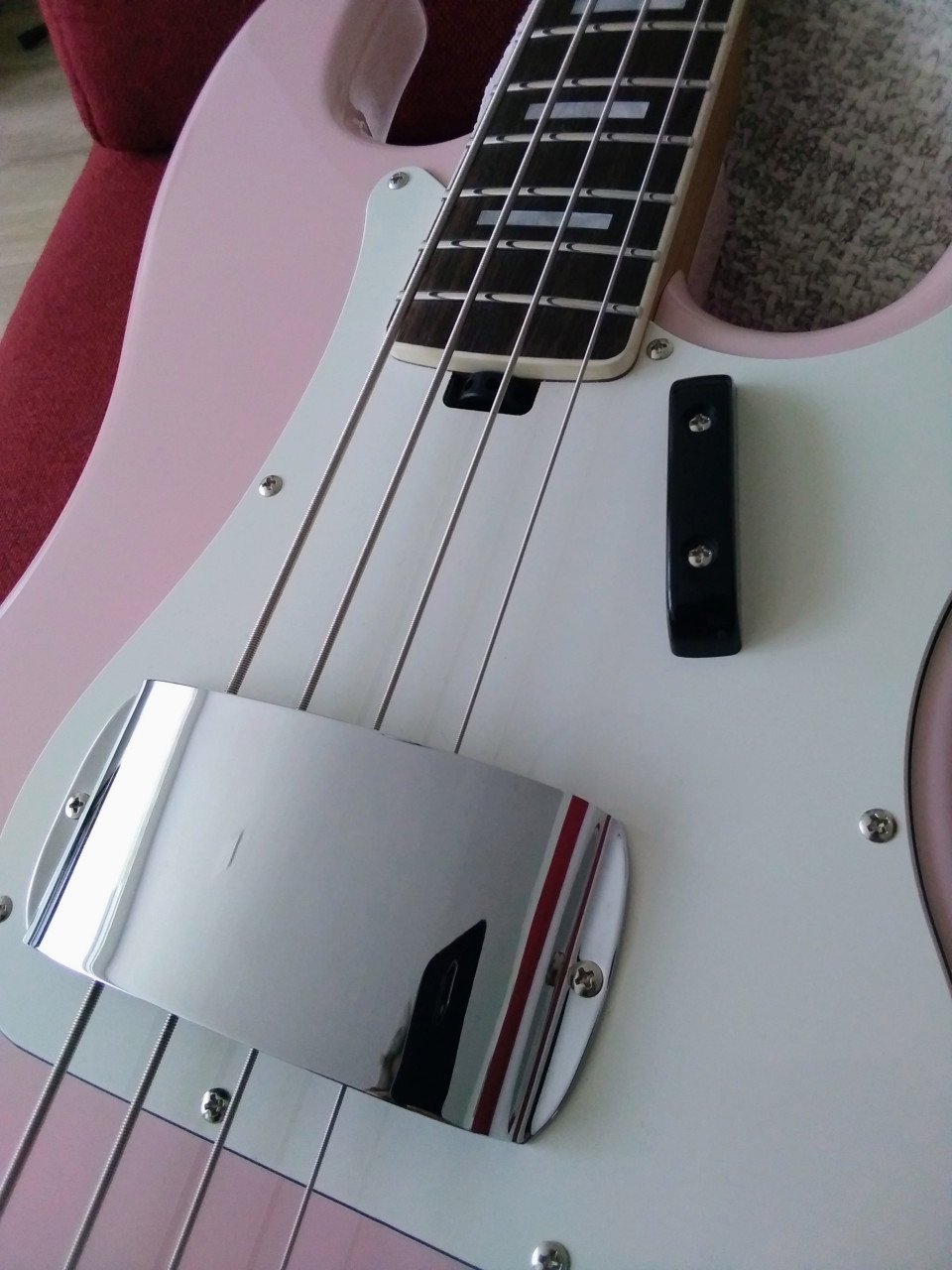 HB Precision Bass Shell Pink met veel upgrades ZGAN