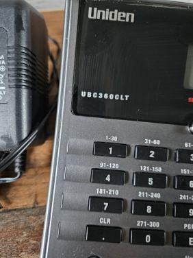 Mooie werkende Uniden Bearcat UBC360CLT kerk Scanner Radio