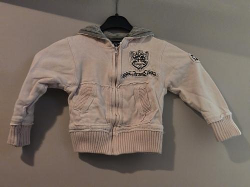 Lichtroze kinderhoodie Vingino Maat 86/92 2 jaar