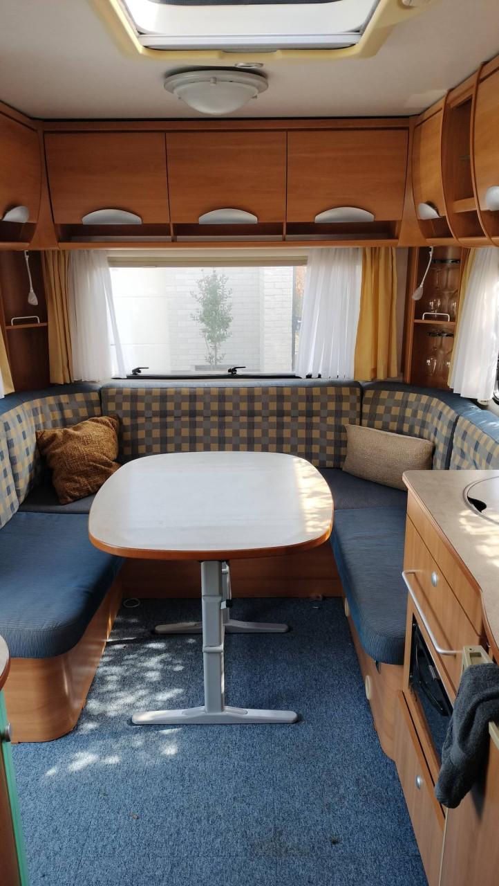 Eriba Hymer + voortent op maat + mover