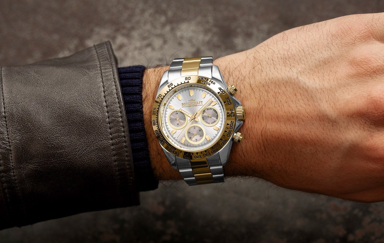 Herenhorloge van Rotorcraft (Cargo RC2703) Zilver Goud of Goud