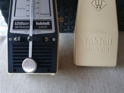 Mooie vintage Metronoom /Taktell van het merk Wittner...