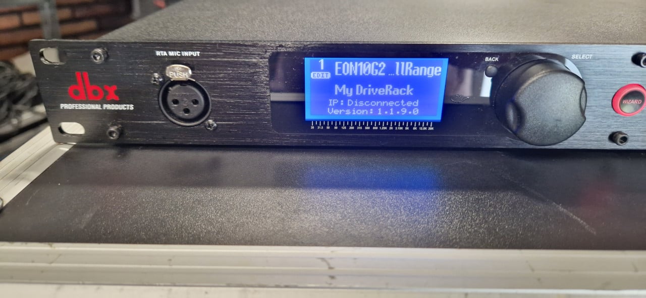 DBX Driverack PA2  luidsprekerprocessor
