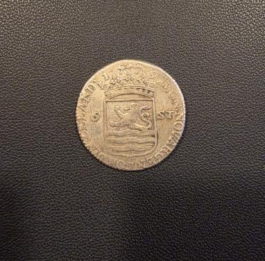 Zilveren Scheepjesschelling 1776