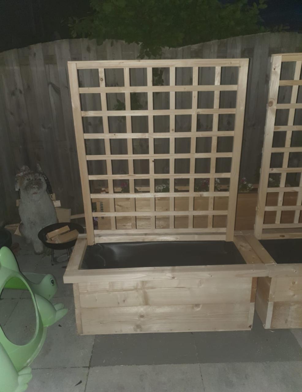 Plantenbakken tuinmeubels