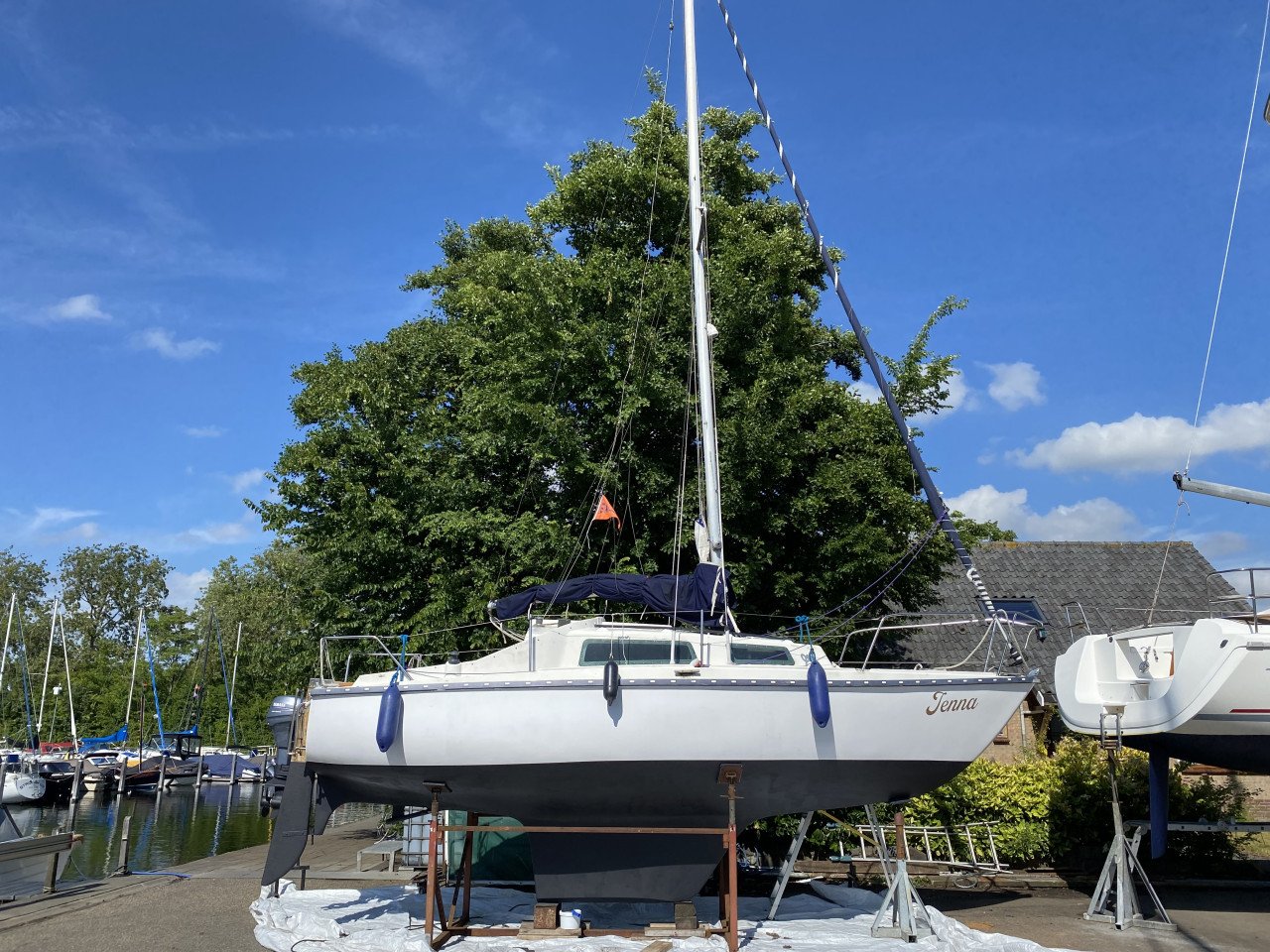 Kajuitzeilboot 4 persoons 8pk 22 voet