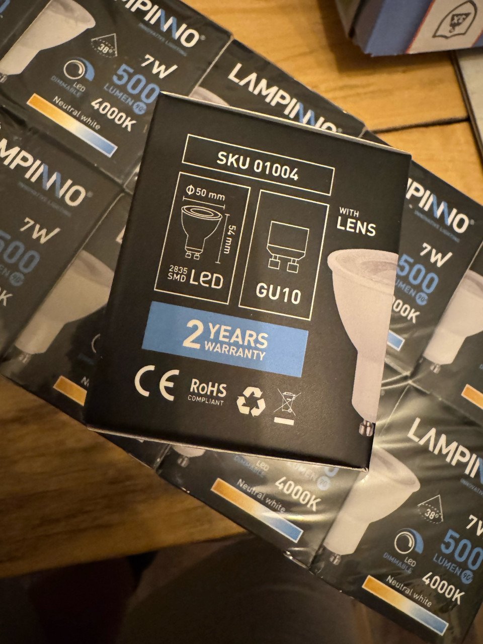 Gu10 LEDspots dimbaar nieuw!!!!