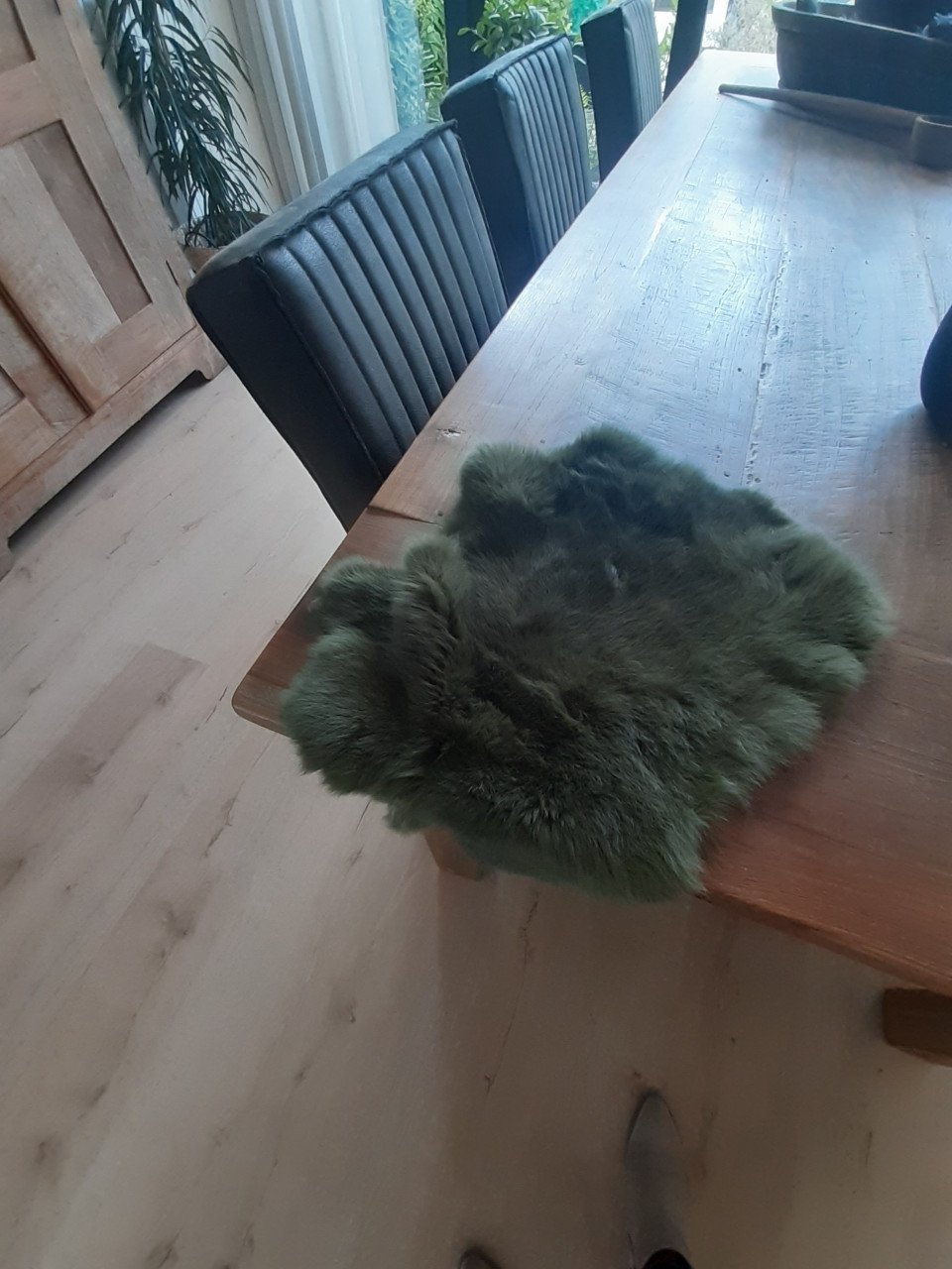 Bontje kleur groen geen koeriersdiensten