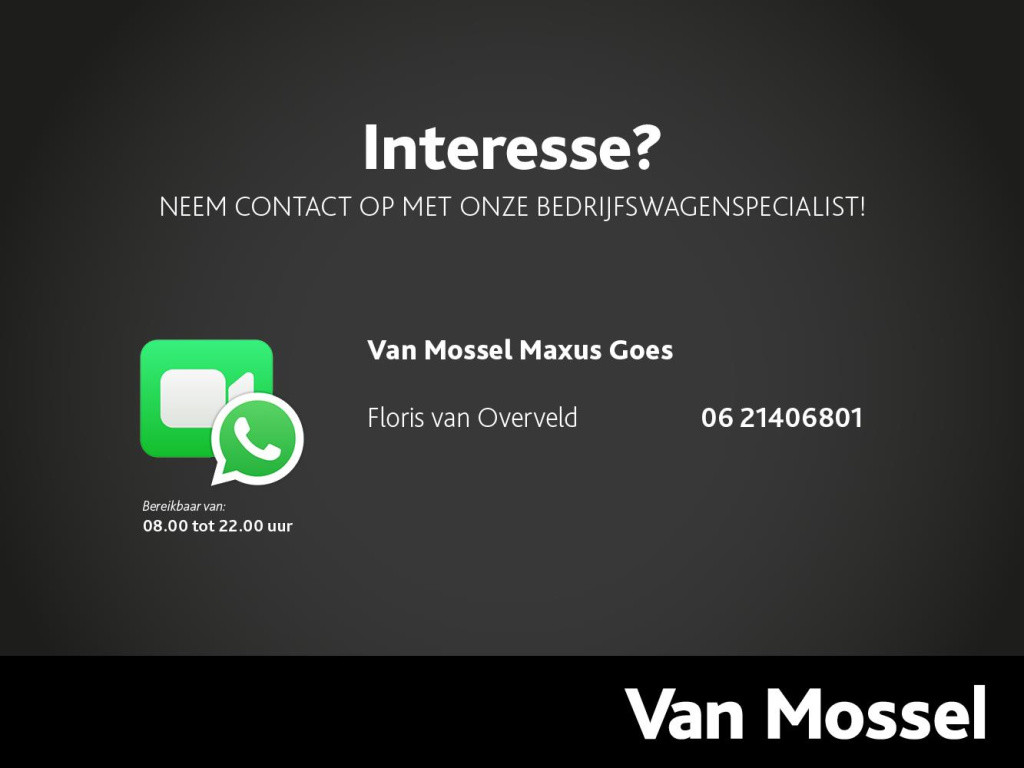 Maxus Edeliver9 l3h2 business deal 89 kwh | €19.450 korting | uit voorraad 