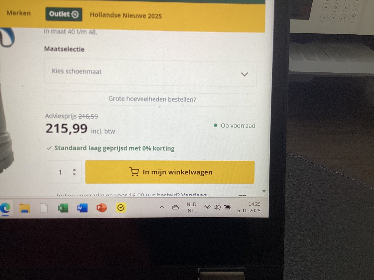 Nieuwe werkschoenen