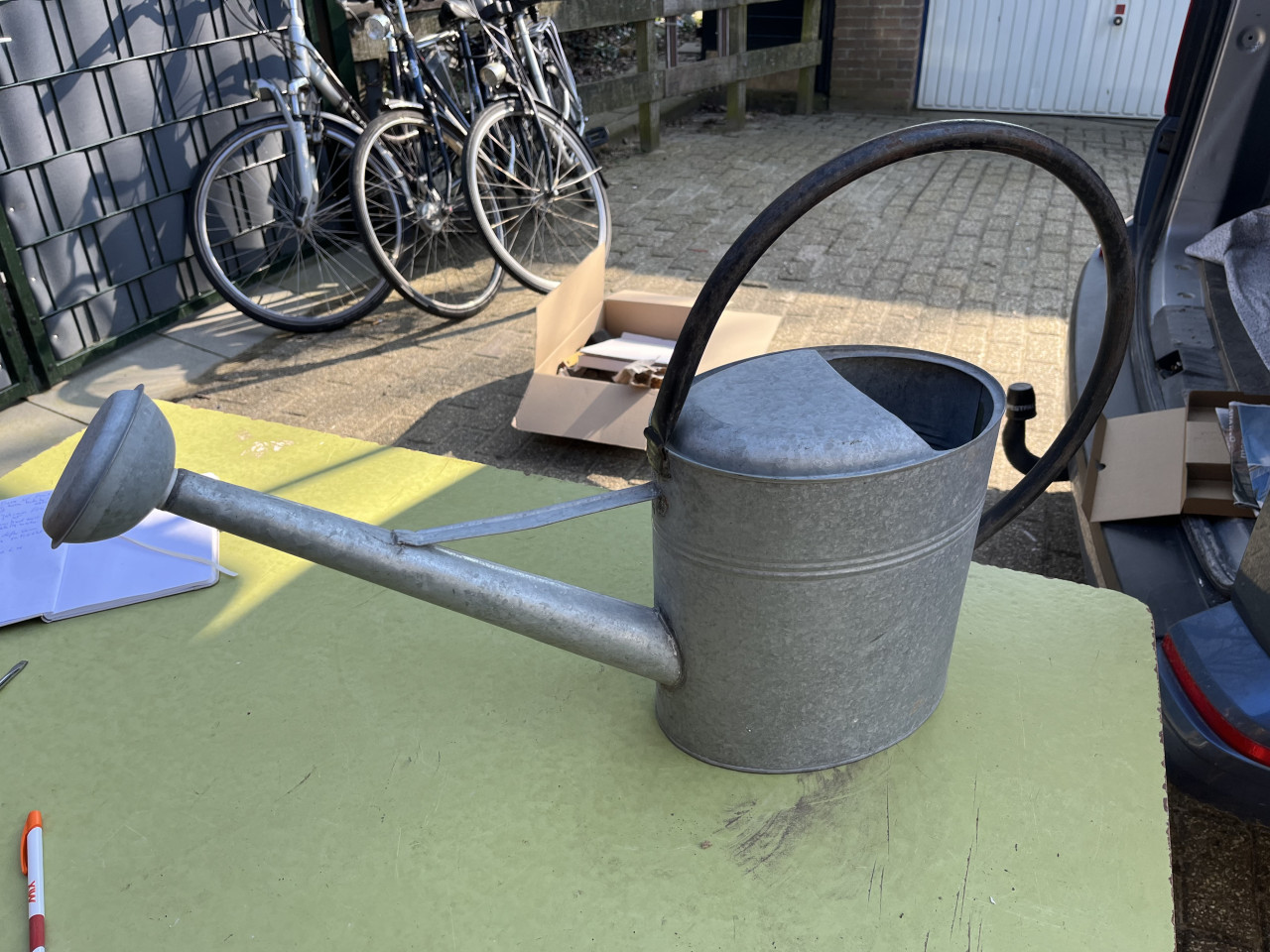 Gieters verzinkt ovaal en rond model