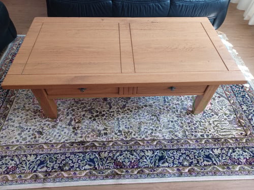 Blank eiken salontafel