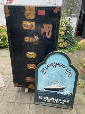 Antieke reiskoffer