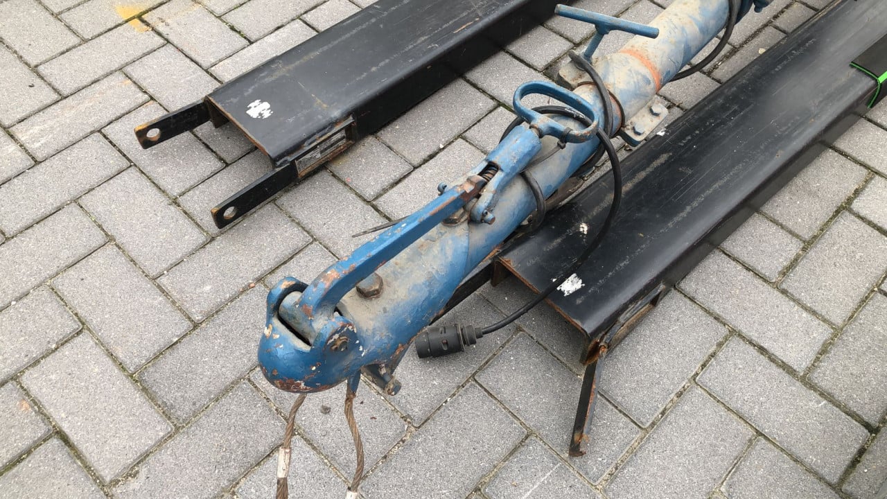 Trailer voor boot (of zeilboot) van 4 meter