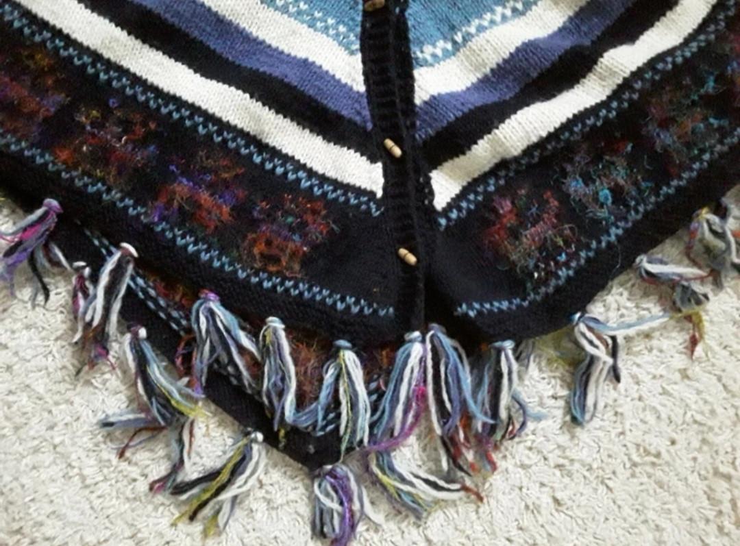 Wollen poncho