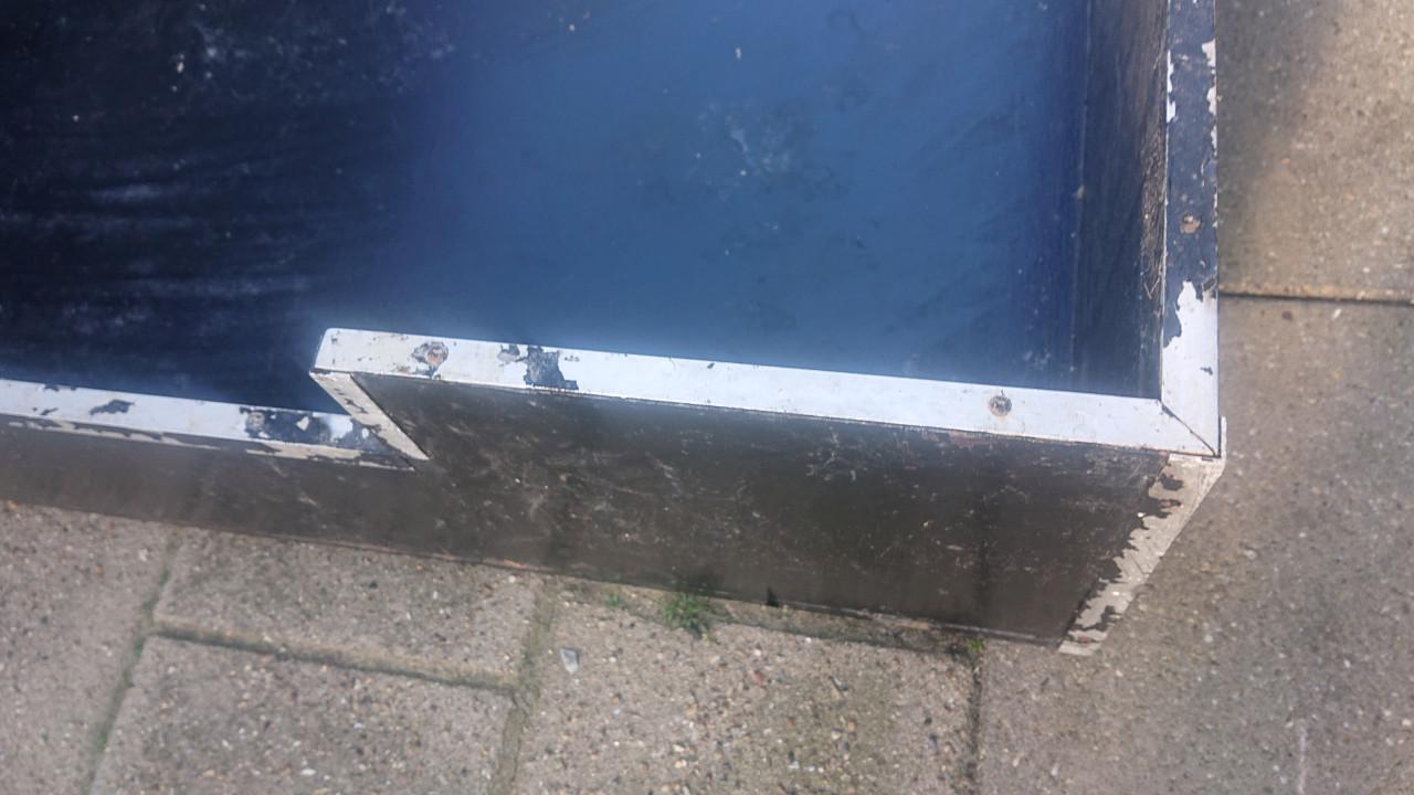 Werp kist 126 x 126 x32