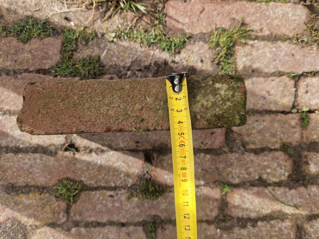 Rood gebakken klinkers