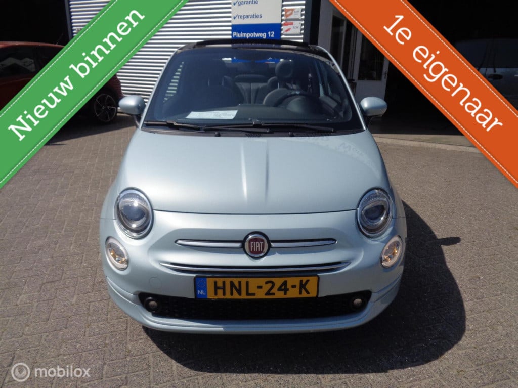 Fiat 500 C 1.0 hybrid launch edition/airco/16''lm velgen/half leer/1st eig/