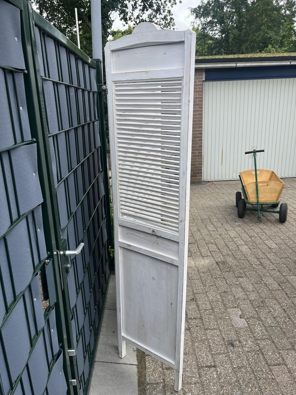 Kamerscherm van  HOUT Wit