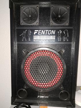 Actieve met passieve speakerset.