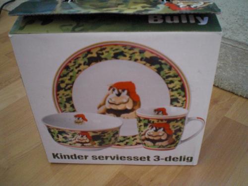Kinderservies Bully nieuw in de doos