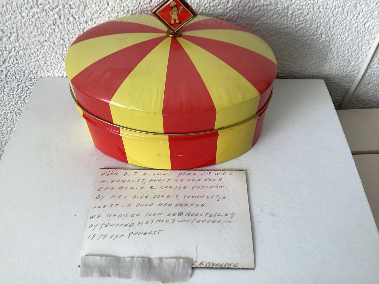 Biggekerke. Koektrommel. circustent Bolletje.