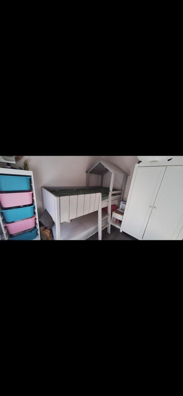 Hoogslaper bed huisje