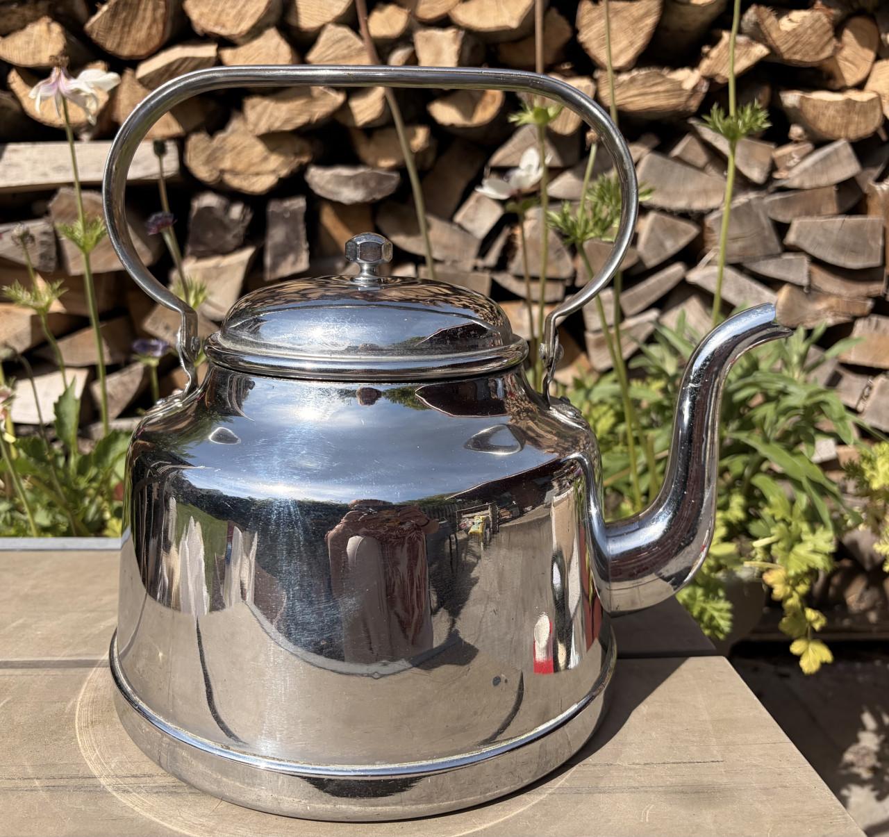 Grote maat Theeketel D.E. Vintage